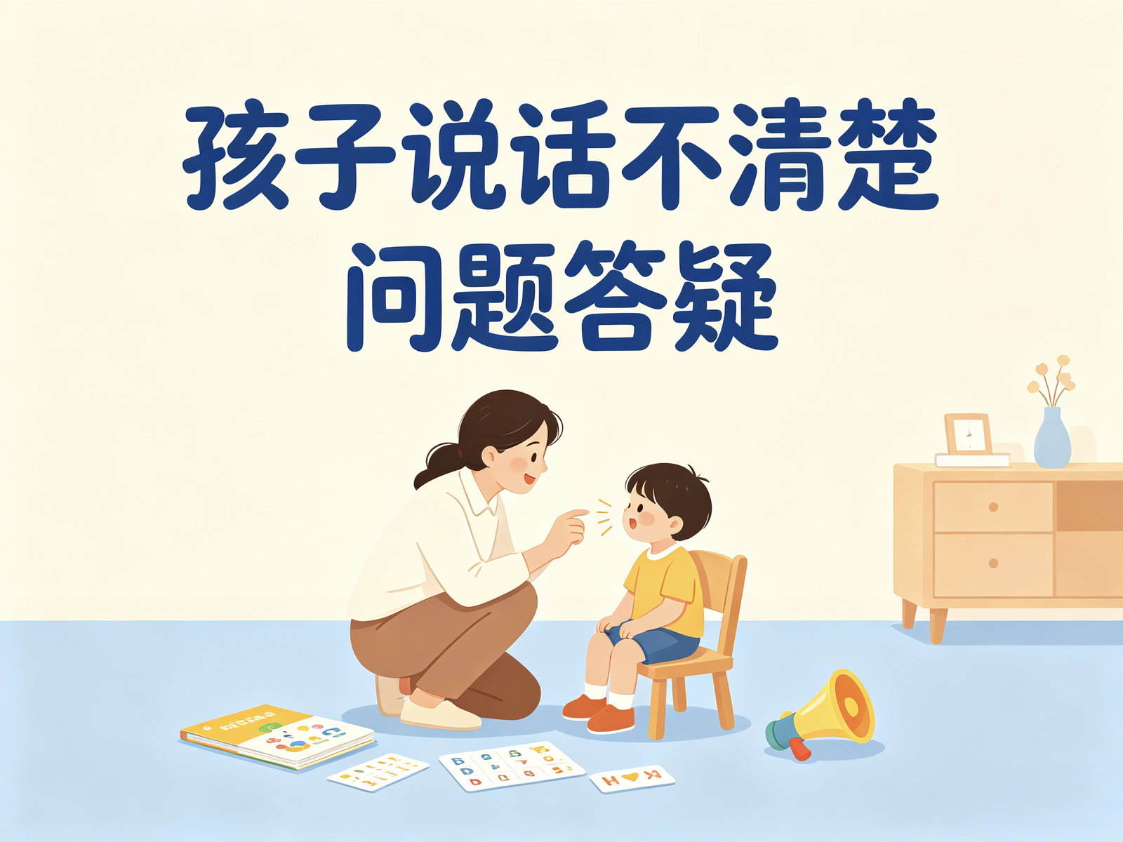 孩子说话不清楚12个问题答疑